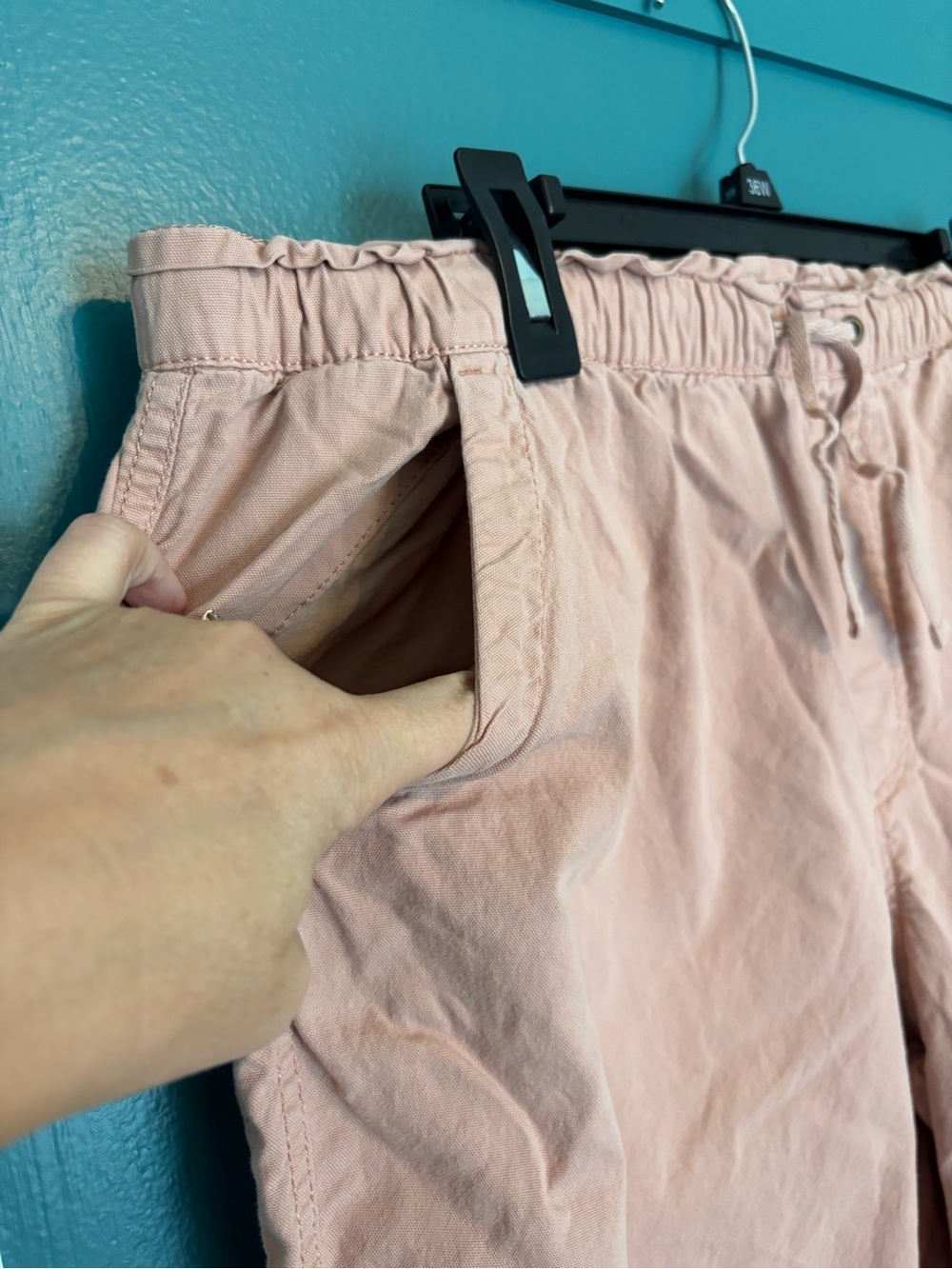 Sonoma Women’s Pink Drawstring Casual Pants Cotton Blend Size XXL - Picture 2 of 5
